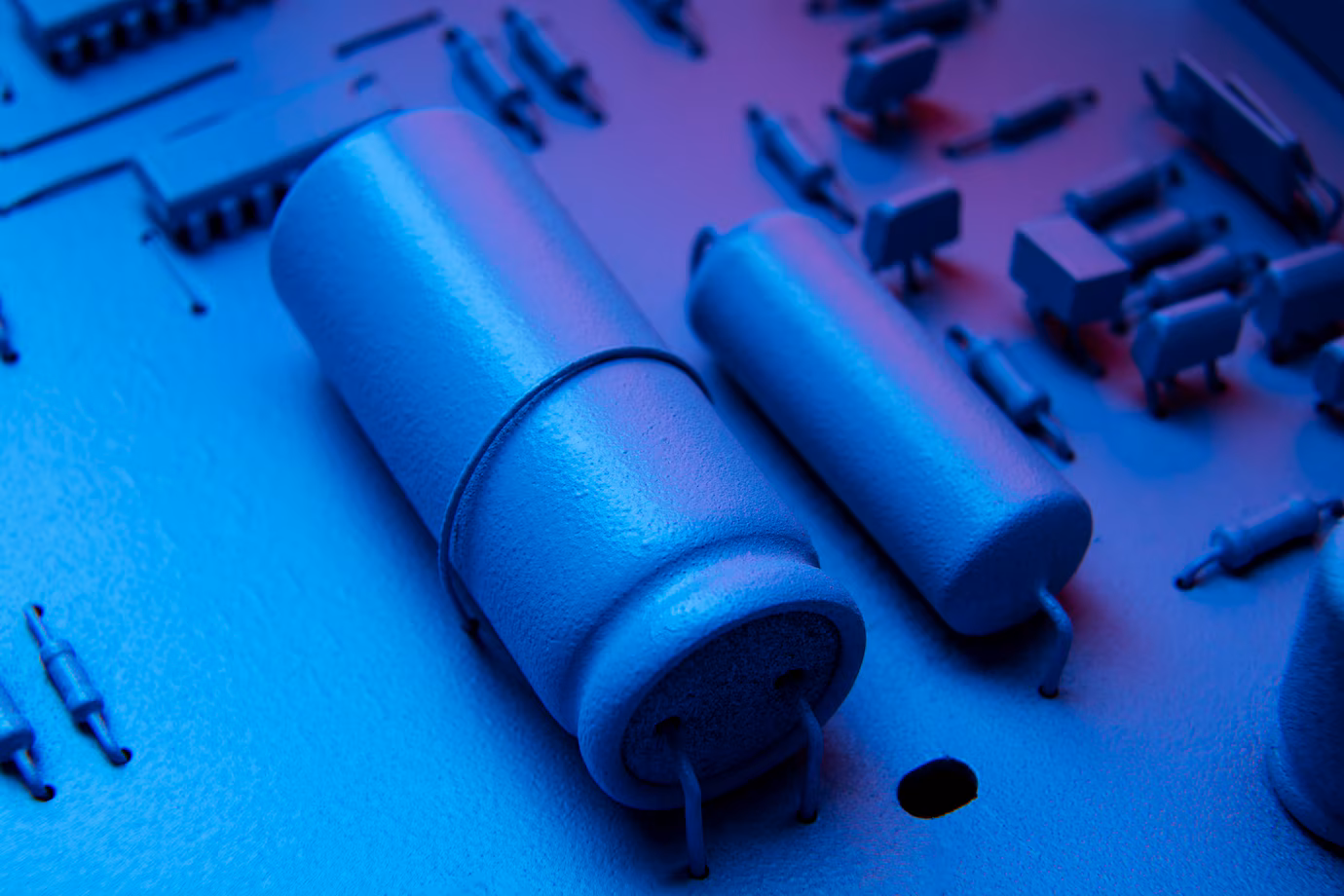 circuit board close up with different components_23 2149174372